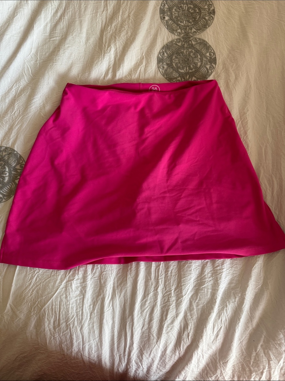 Sage Hot Pink A-Line Skirt size M